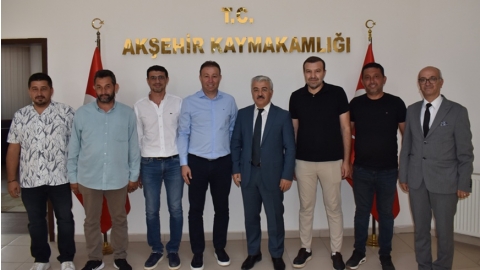 AKŞEHİR KAYMAKAMLIĞI ZİYARETİ