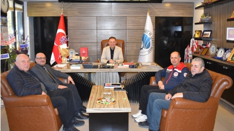 İLÇE TARIM VE ORMAN MÜDÜRÜ ÖNDER’DEN BAŞKAN ENDER KALKAN’A HAYIRLI OLSUN ZİYARETİ