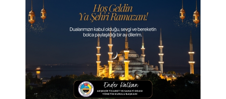 HOŞGELDİN YA ŞEHİRİ RAMAZAN 