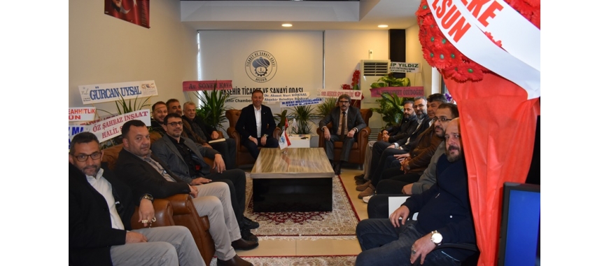 AKŞEHİR BELEDİYE BAŞKANLIĞINDAN BAŞKAN ENDER KALKAN’A TEBRİK ZİYARETİ