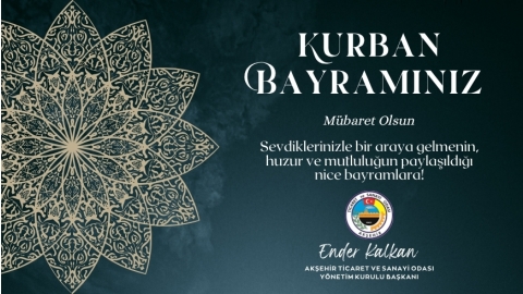 BAŞKAN KALKAN’DAN KURBAN BAYRAMI MESAJI