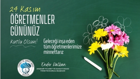 BAŞKAN KALKAN’DAN ÖĞRETMENLER GÜNÜ MESAJI