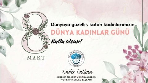 8 MART DÜNYA KADINLAR GÜNÜ KUTLU OLSUN