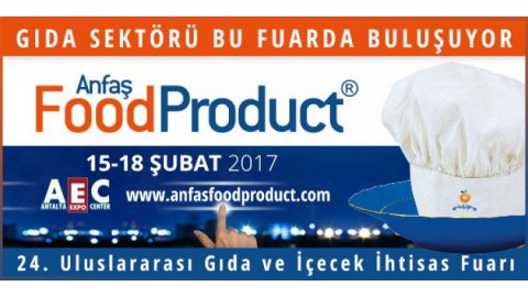 24. Anfaş FOOD PRODUCT  Uluslararası Gıda ve İçecek İhtisas Fuarı 15–18 Şubat 2017